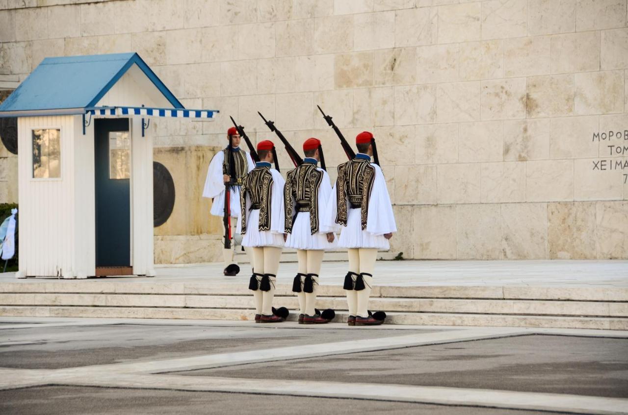 Athens Stylish Studio In Front Of Syntagma Metro Stop For 2 Ngoại thất bức ảnh